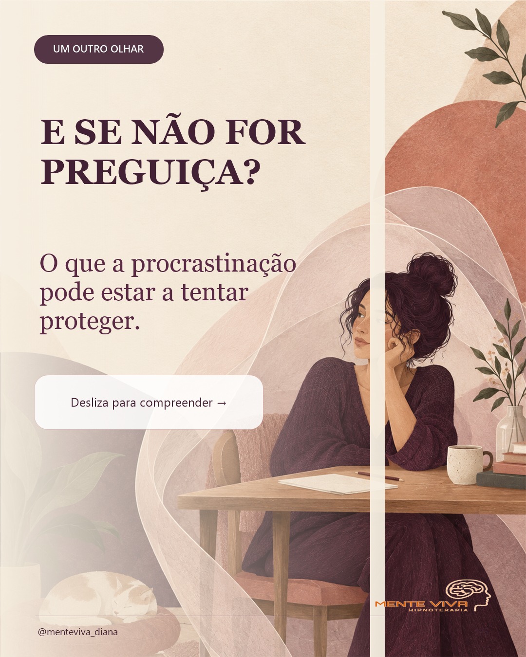 Capa da publicação sobre procrastinação e proteção emocional
